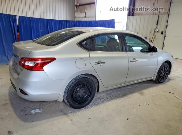 3N1AB7AP5HY279047 2017 NISSAN SENTRA Silver Przód prawy