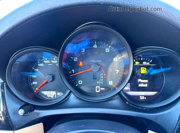 WP1AA2A53JLB08909 2018 PORSCHE MACAN Белый Вид щитка приборов