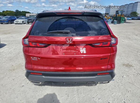 7FARS5H58SE039409 2025 HONDA CRV Red წინა სალონის ხედი