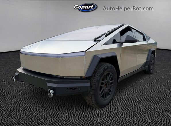 7G2CEHEE3RA048554 2024 TESLA CYBERTRUCK Gray Задня права чверть
