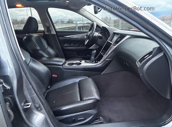 JN1EV7AP7JM362593 2018 INFINITI Q50 Угольный Вид сзади
