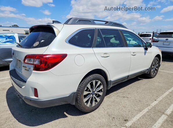 4S4BSENC3H3332166 2017 SUBARU OUTBACK Белый Передняя правая четверть