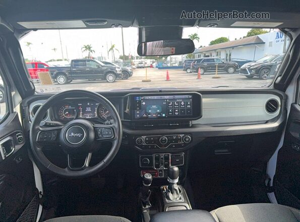1C4RJXDN8RW173276 2024 JEEP WRANGLER White Widok tylnych siedzeń