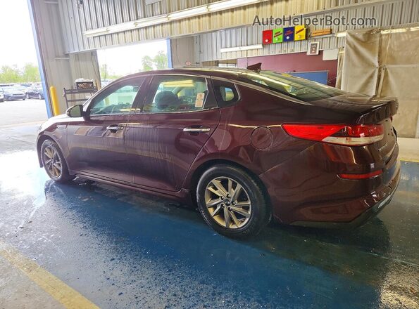 5XXGT4L32KG344191 2019 KIA OPTIMA Бордовый Задняя правая четверть