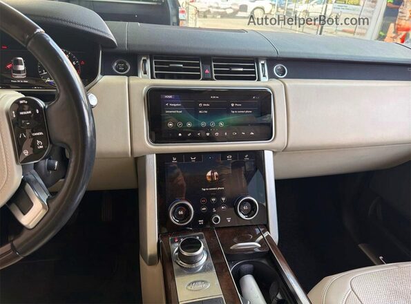 SALGS5RE2JA382234 2018 LAND ROVER RANGE Черный Вид щитка приборов