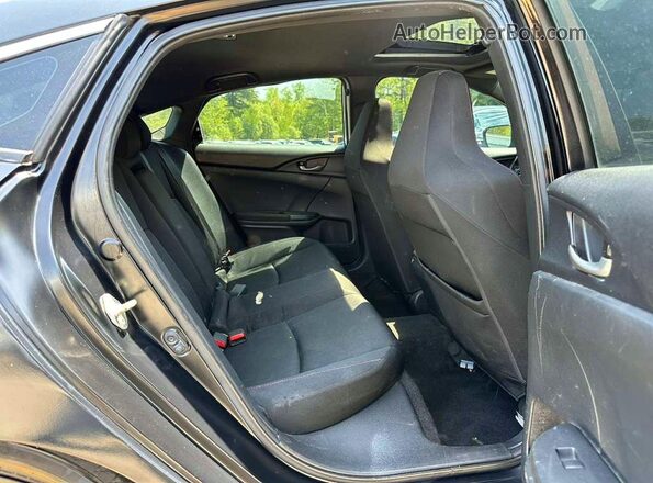 2HGFC1E54KH703743 2019 HONDA CIVIC Black Widok tylnych siedzeń