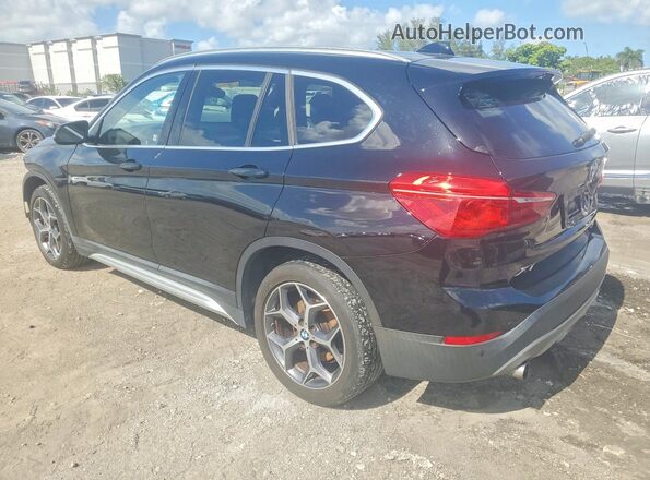 WBXHT3C35J5L30404 2018 BMW X1 Black Tył prawy