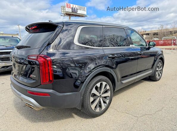 5XYP6DHCXMG162768 2021 KIA TELLURIDE Черный Вид спереди