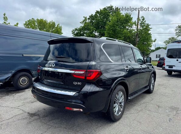 JN8AZ2NE8L9255512 2020 INFINITI QX80 Черный Передняя правая четверть