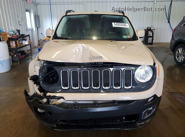 ZACCJBBT6GPD80561 2016 JEEP RENEGADE Желто-коричневый Вид сзади