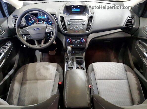 1FMCU9GD1JUA43119 2018 FORD ESCAPE Черный Вид панели приборов