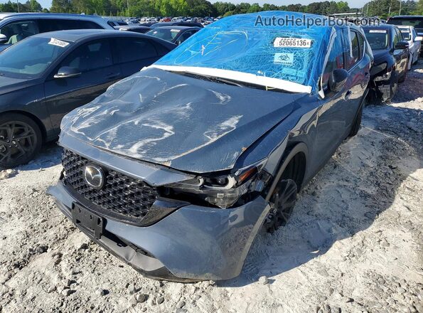 JM3KFBCL4R0501504 2024 MAZDA CX-5 Синий Передняя левая четверть