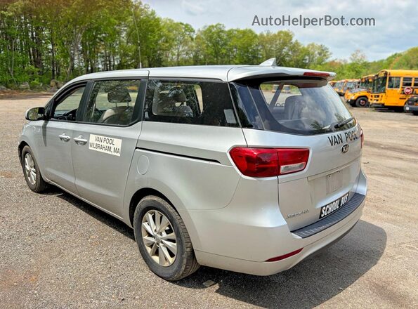 KNDMA5C15G6120531 2016 KIA SEDONA Серый Задняя правая четверть