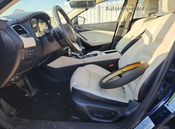 JM1GJ1W52G1472466 2016 MAZDA 6 Синий Вид панели приборов