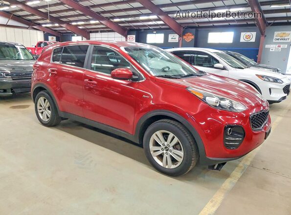 KNDPMCAC1H7157133 2017 KIA SPORTAGE Красный Вид спереди
