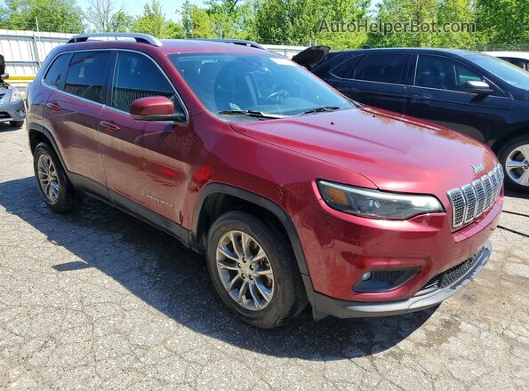 1C4PJMMX3MD188909 2021 JEEP CHEROKEE Красный Вид спереди