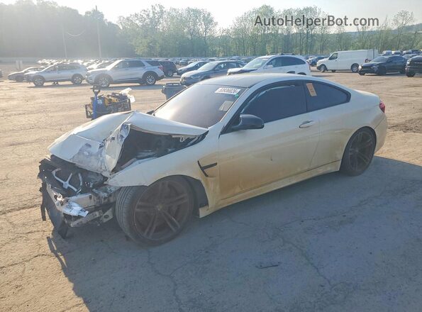 WBS3R9C50GK336317 2016 BMW M4 Белый Задняя левая четверть