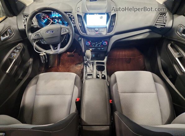 1FMCU9GD0KUA86657 2019 FORD ESCAPE Синий Вид панели приборов