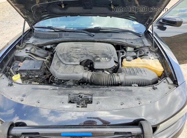 2C3CDXAG8HH535627 2017 DODGE CHARGER Черный Вид подкапотного пространства