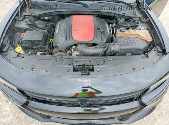 2C3CDXCT0JH233491 2018 DODGE CHARGER Черный Вид подкапотного пространства