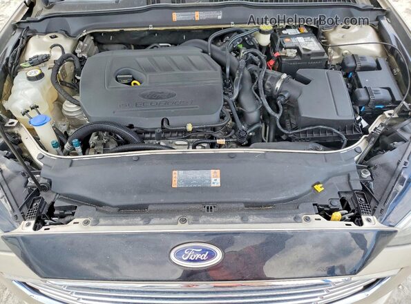 3FA6P0HD8HR290373 2017 FORD FUSION Золотой Вид подкапотного пространства