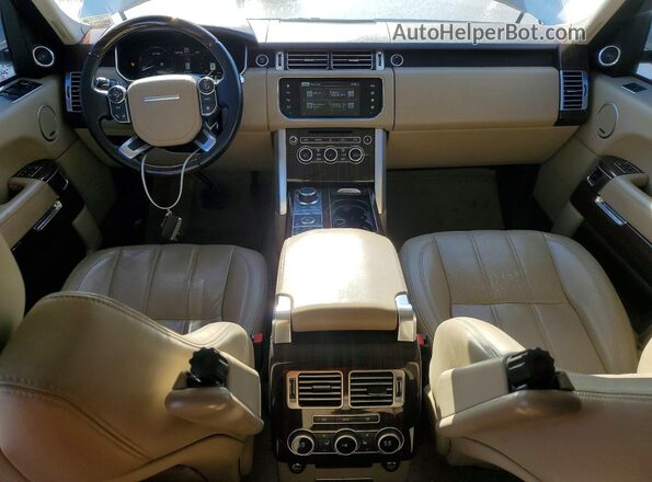SALGS2PF2GA299695 2016 LAND ROVER RANGE White Vista del cuadro de instrumentos