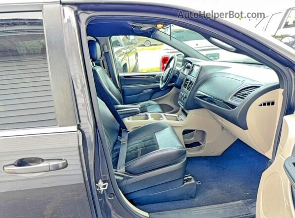 2C4RDGCGXHR573924 2017 DODGE GRAND Угольный Вид сзади