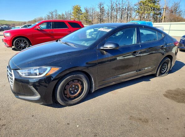 5NPD74LF6JH234670 2018 HYUNDAI ELANTRA Черный Передняя левая четверть