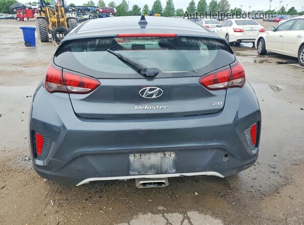 KMHTG6AF0KU008511 2019 HYUNDAI VELOSTER Blue Widok wnętrza z przodu