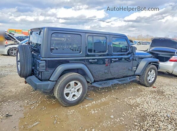 1C4HJXDG5JW233905 2018 JEEP WRANGLER Черный Передняя правая четверть