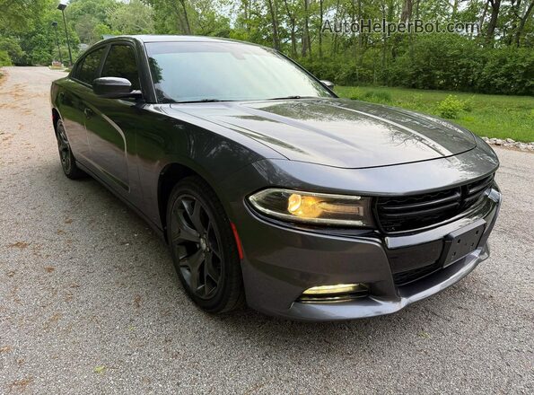 2C3CDXHG3GH259331 2016 DODGE CHARGER Gray უკანა მარცხენა