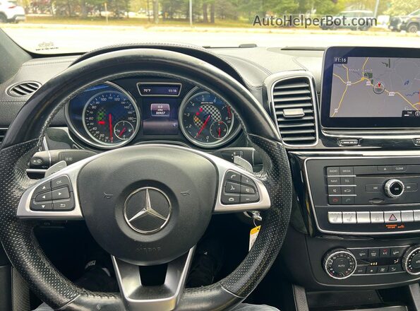 4JGED6EBXKA155767 2019 MERCEDES-BENZ GLE Черный Вид панели приборов