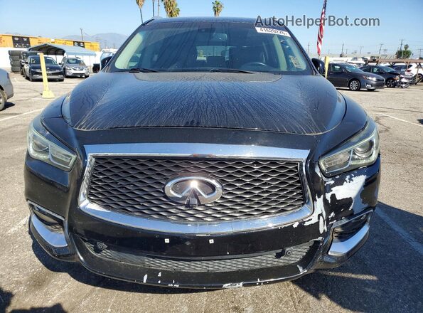 5N1DL0MN6HC503987 2017 INFINITI QX60 Black Rear view
