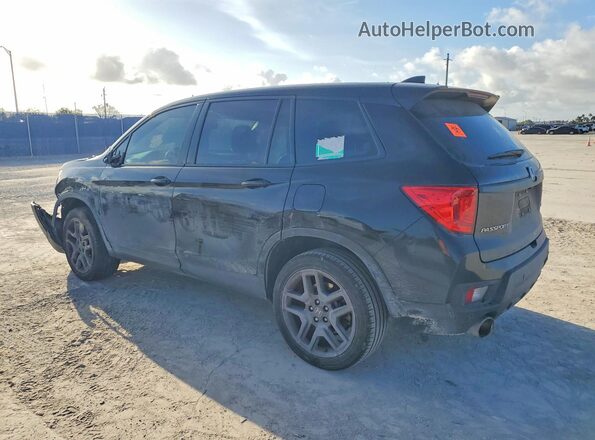 5FNYF8H53NB025371 2022 HONDA PASSPORT Черный Задняя правая четверть