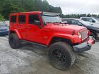 2016 Jeep Wrangler Unlimited Sahara Красный vin: 1C4BJWEGXGL115678