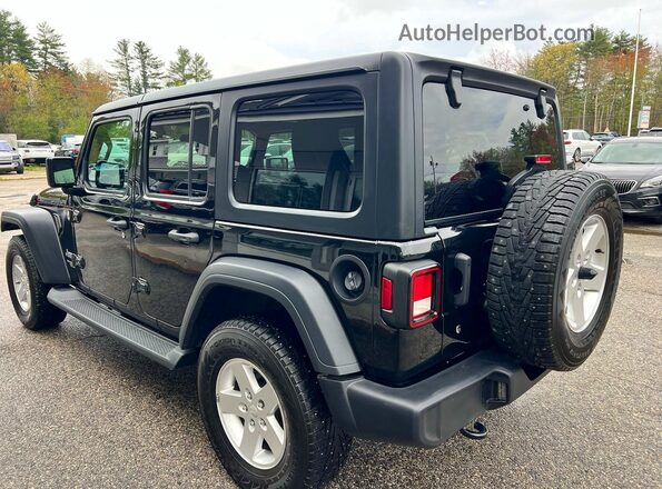 1C4HJXDN1LW204256 2020 JEEP WRANGLER Черный Задняя правая четверть