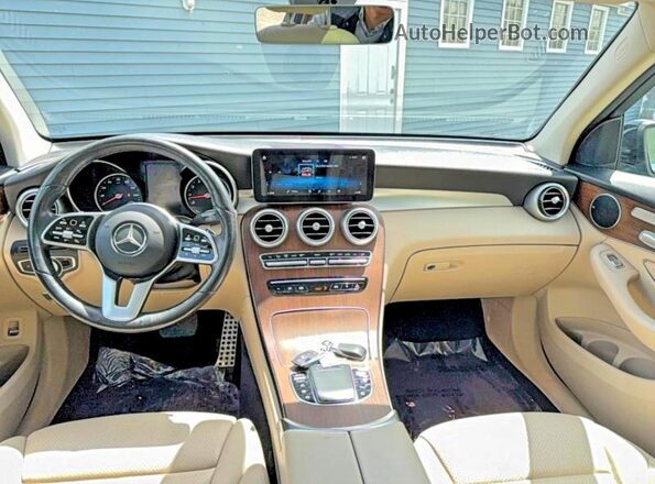W1N0G8EB9MV311190 2021 MERCEDES-BENZ GLC-CLASS Black უკანა სავარძლების ხედი
