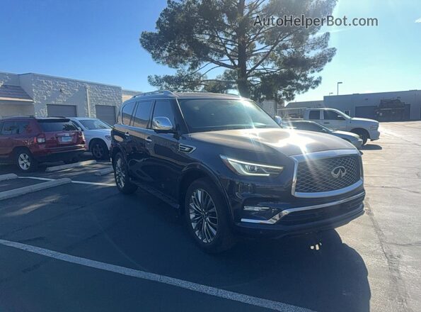 JN8AZ2NF8K9685855 2019 INFINITI QX80 Синий Задняя левая четверть
