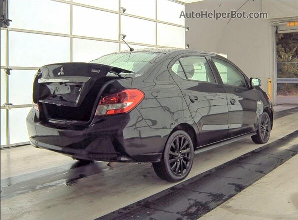 ML32F4FJ4LHF06330 2020 MITSUBISHI MIRAGE Black Widok z przodu
