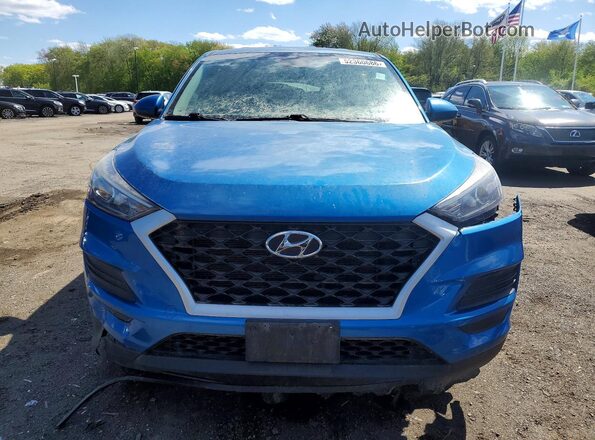KM8J2CA43KU939748 2019 HYUNDAI TUCSON Синий Вид сзади
