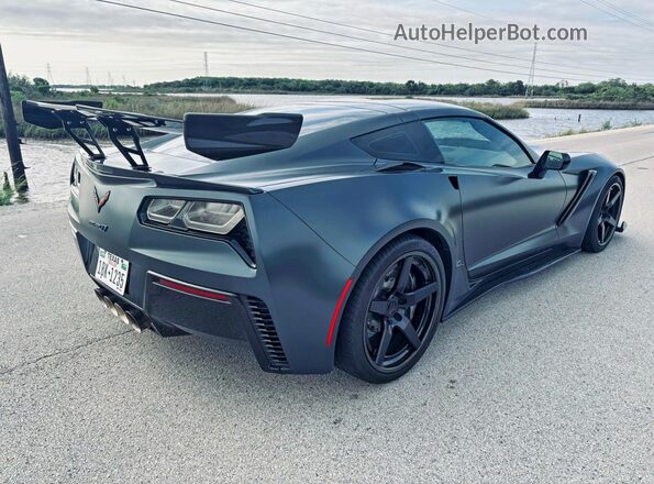 NJ1651E 2019 CHEVROLET CORVETTE Серый Вид спереди