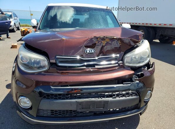 KNDJP3A52H7463143 2017 KIA SOUL Коричневый Вид сзади