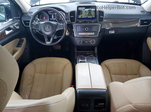 4JGDF6EE6HA844214 2017 MERCEDES-BENZ GLS Black Widok zestawu wskaźników