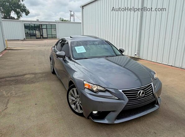 JTHBA1D28G5008169 2016 LEXUS IS Серый Передняя левая четверть