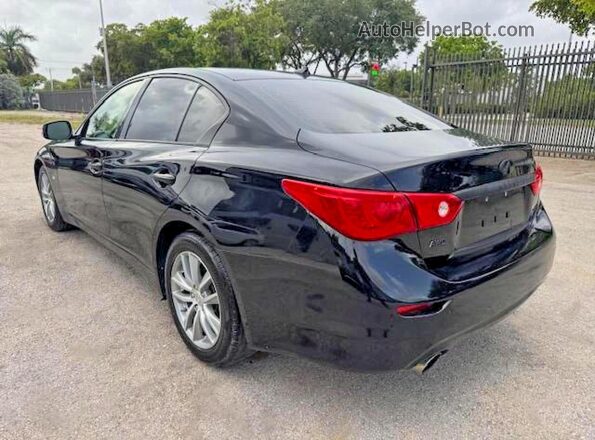 JN1EV7AR8HM835199 2017 INFINITI Q50 Черный Задняя правая четверть