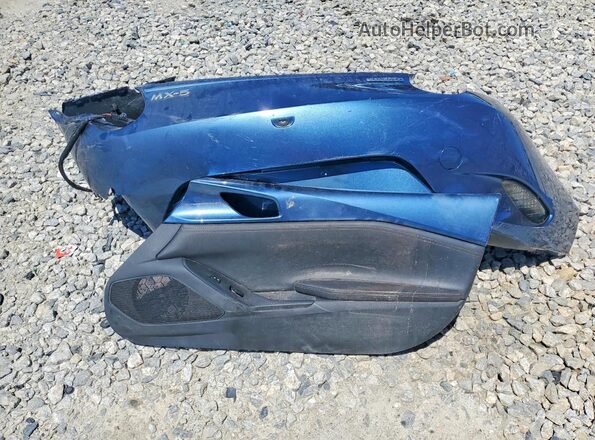 JM1NDAM74L0411770 2020 MAZDA MX-5 Blue Vista de la etiqueta del VIN