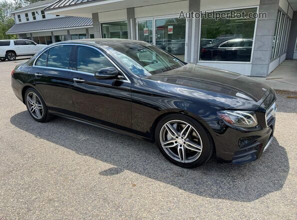 WDDZF4KB8JA356550 2018 MERCEDES-BENZ E Black Vista tres cuartos delantera izquierda
