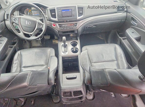 5FPYK3F58HB011091 2017 HONDA RIDGELINE Silver Вид щитка приладів