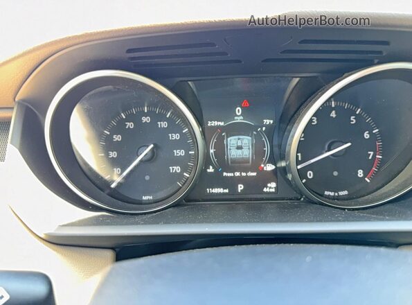 SALWR2VF7GA584757 2016 LAND ROVER RANGE White Вид щитка приладів