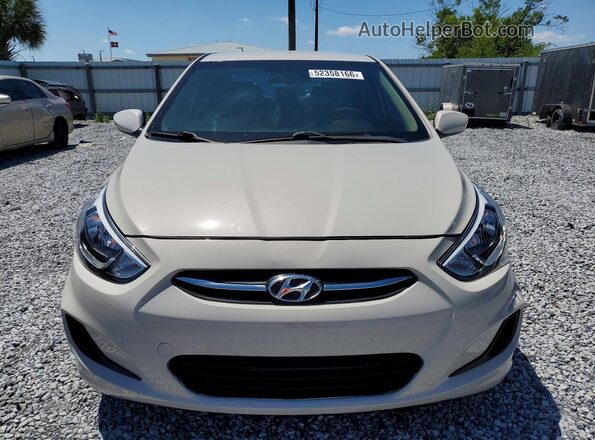 KMHCT4AE6HU182681 2017 HYUNDAI ACCENT Бежевый Вид сзади